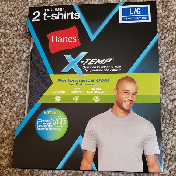 Hanes | Shirts | Hanes Xtemp Tshirt 2 Pack | Poshmark
